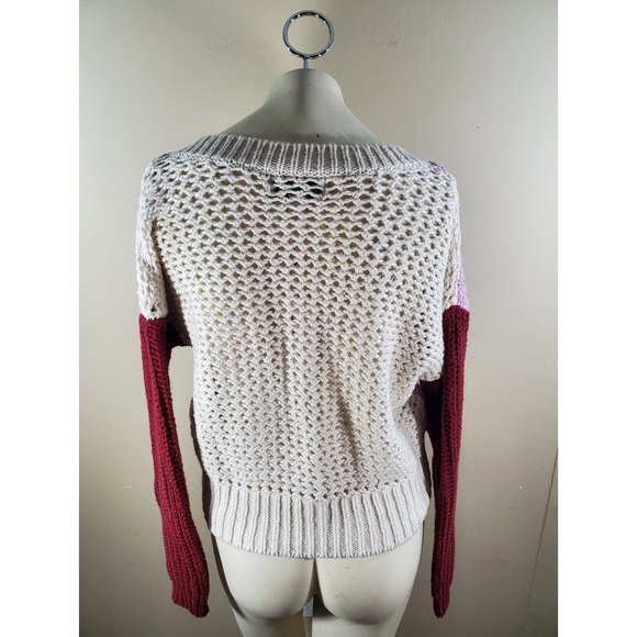 Wildfox Color Me Beverly Colorblock Knit Sweater - Picture 4 of 7